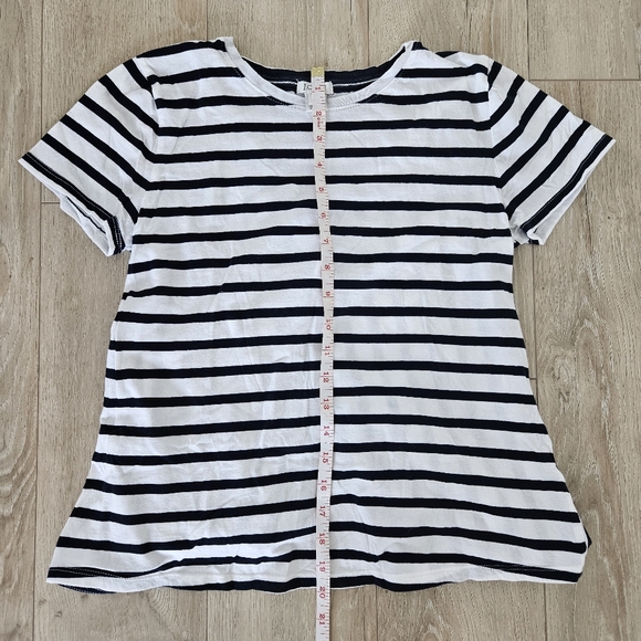 J. Crew Tie Back Top, Size Small, White with Navy Stripes - Picture 8 of 8
